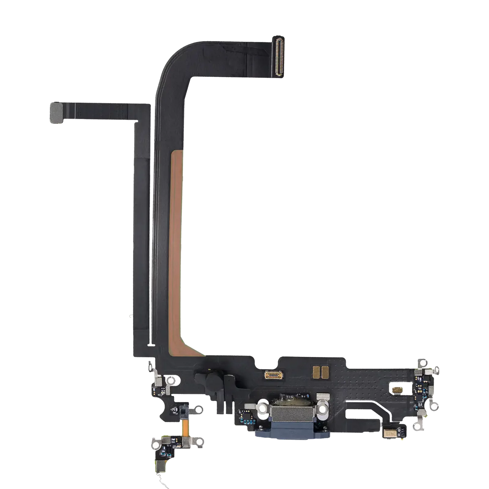 Charging Port Flex Cable For iPhone 13 Pro Max (Used OEM Pull) (Sierra Blue)