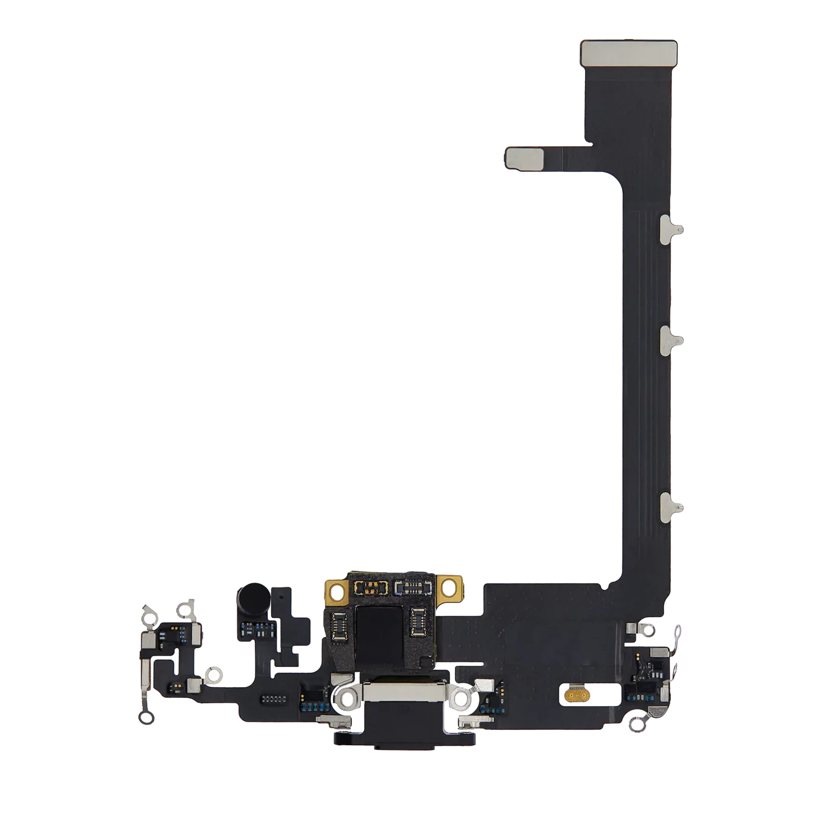 Charging Port Flex Cable With Board For iPhone 11 Pro Max (Used OEM Pull) (Space Gray)