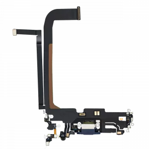 Charging Port Flex Cable For iPhone 13 Pro Max (Premium) (Sierra Blue)