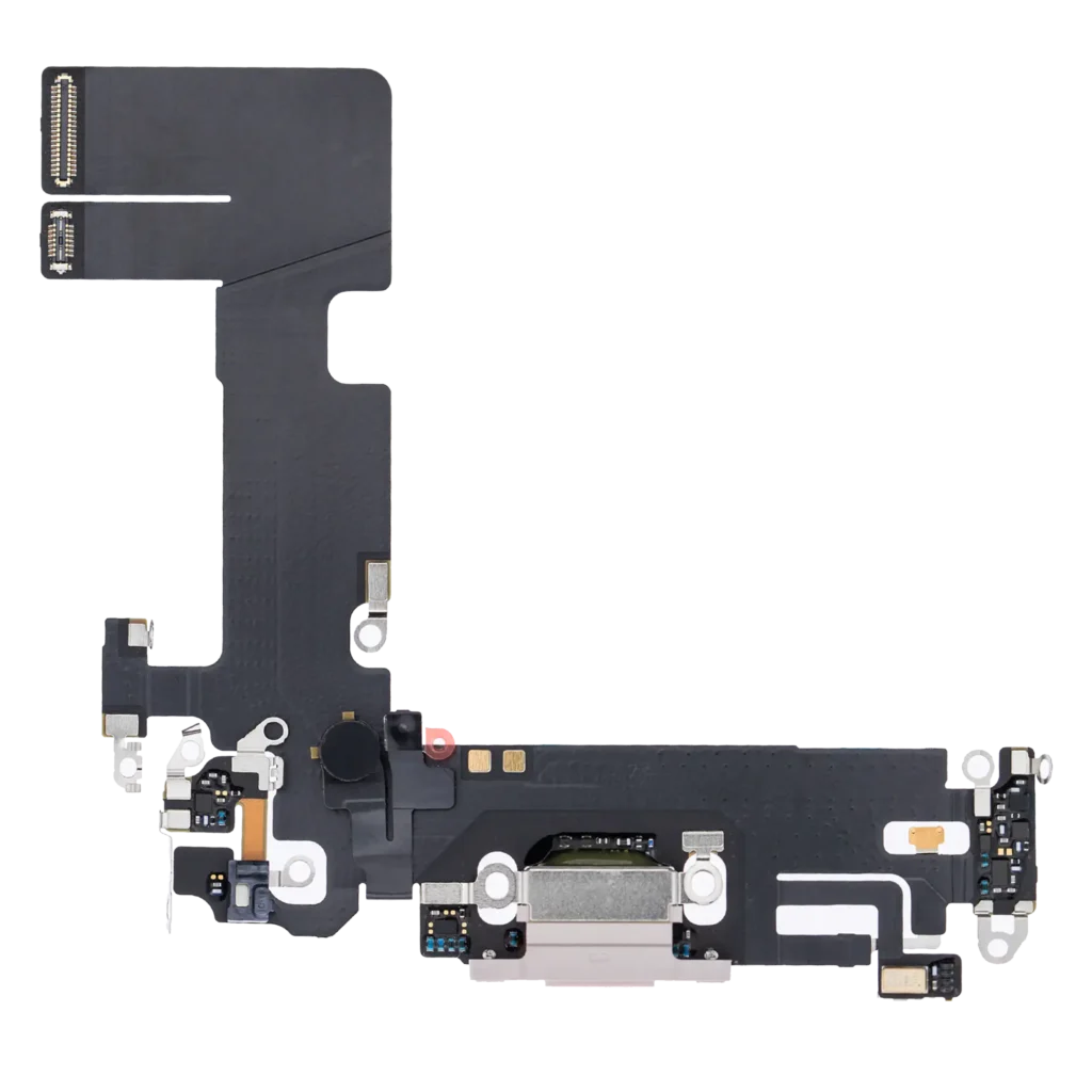 Charging Port Flex Cable For iPhone 13 (Premium) (Pink)