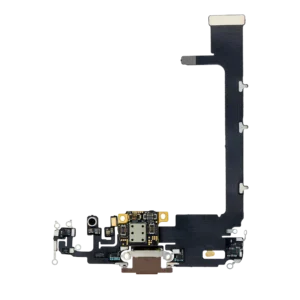 Charging Port Flex Cable With Board For iPhone 11 Pro Max (Aftermarket Plus) (Gold)