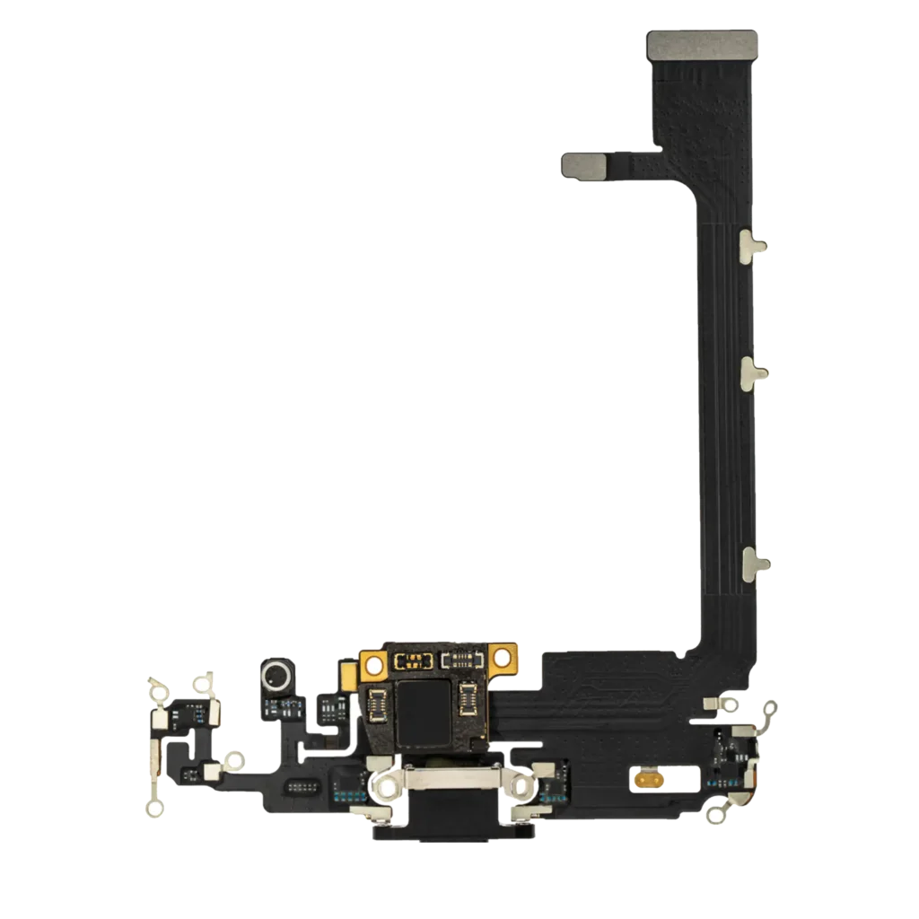 Charging Port Flex Cable With Board For iPhone 11 Pro Max (Aftermarket Plus) (Space Gray)