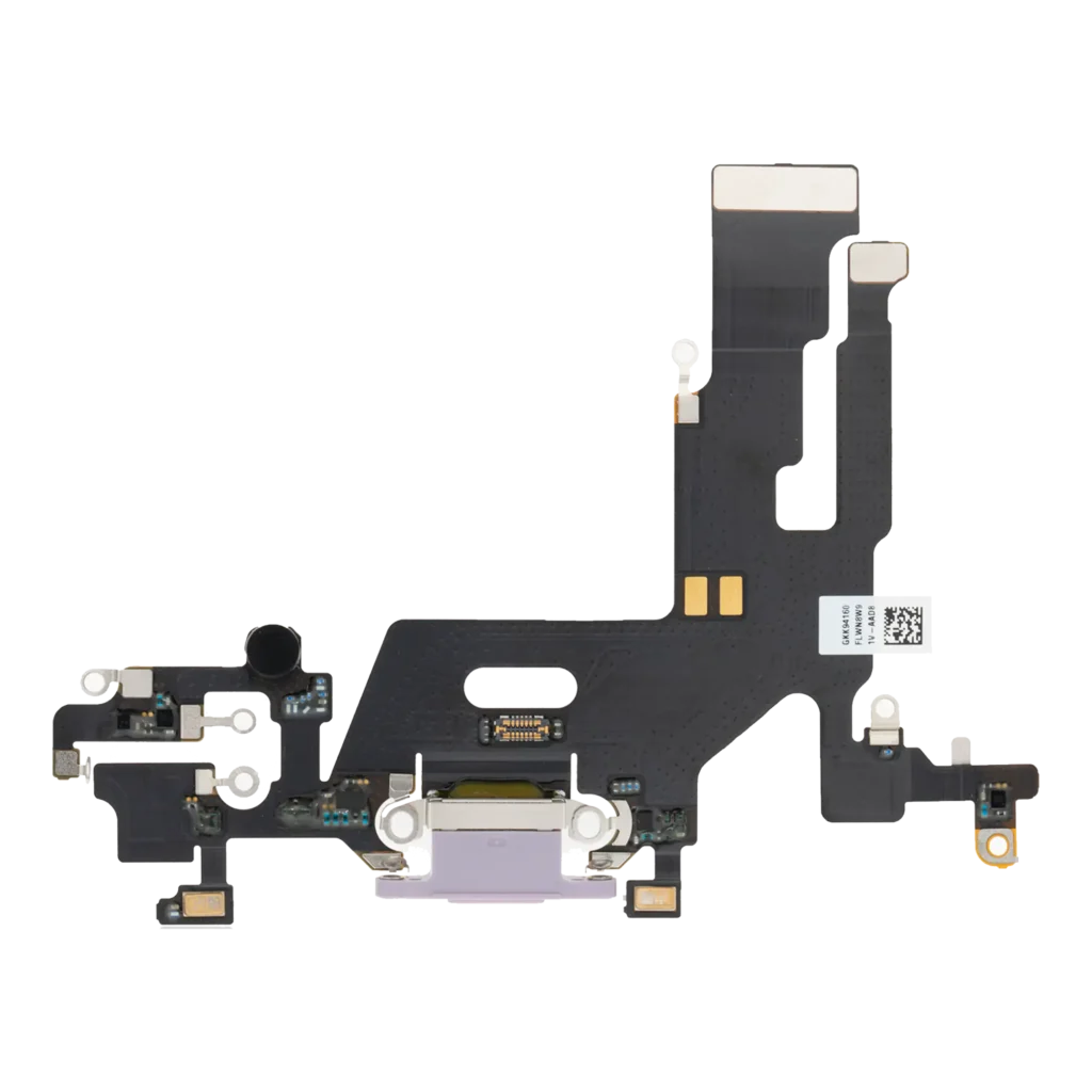 Charging Port Flex Cable For iPhone 11 (Aftermarket Plus) (Purple)