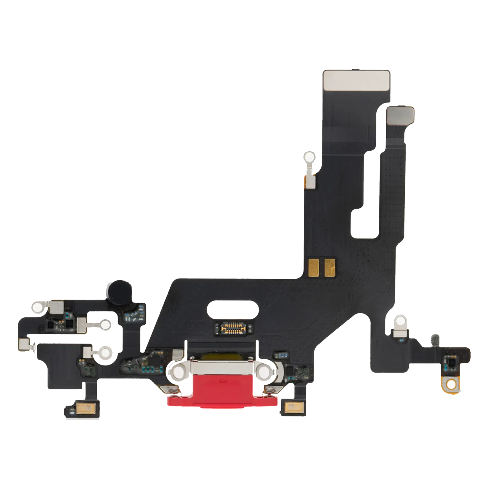 Charging Port Flex Cable For iPhone 11 (Aftermarket Plus) (Red)