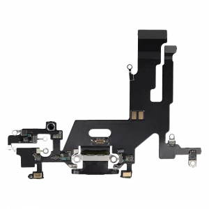 Charging Port Flex Cable For iPhone 11 (Aftermarket Plus) (Black)