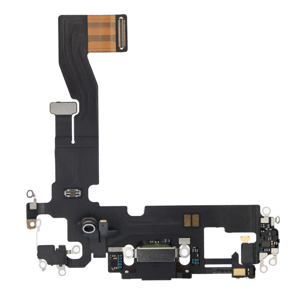 Charging Port Flex Cable For iPhone 12 / 12 Pro (Premium) (Graphite)