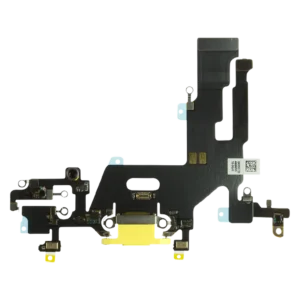 Charging Port Flex Cable For iPhone 11 (Premium) (Yellow)