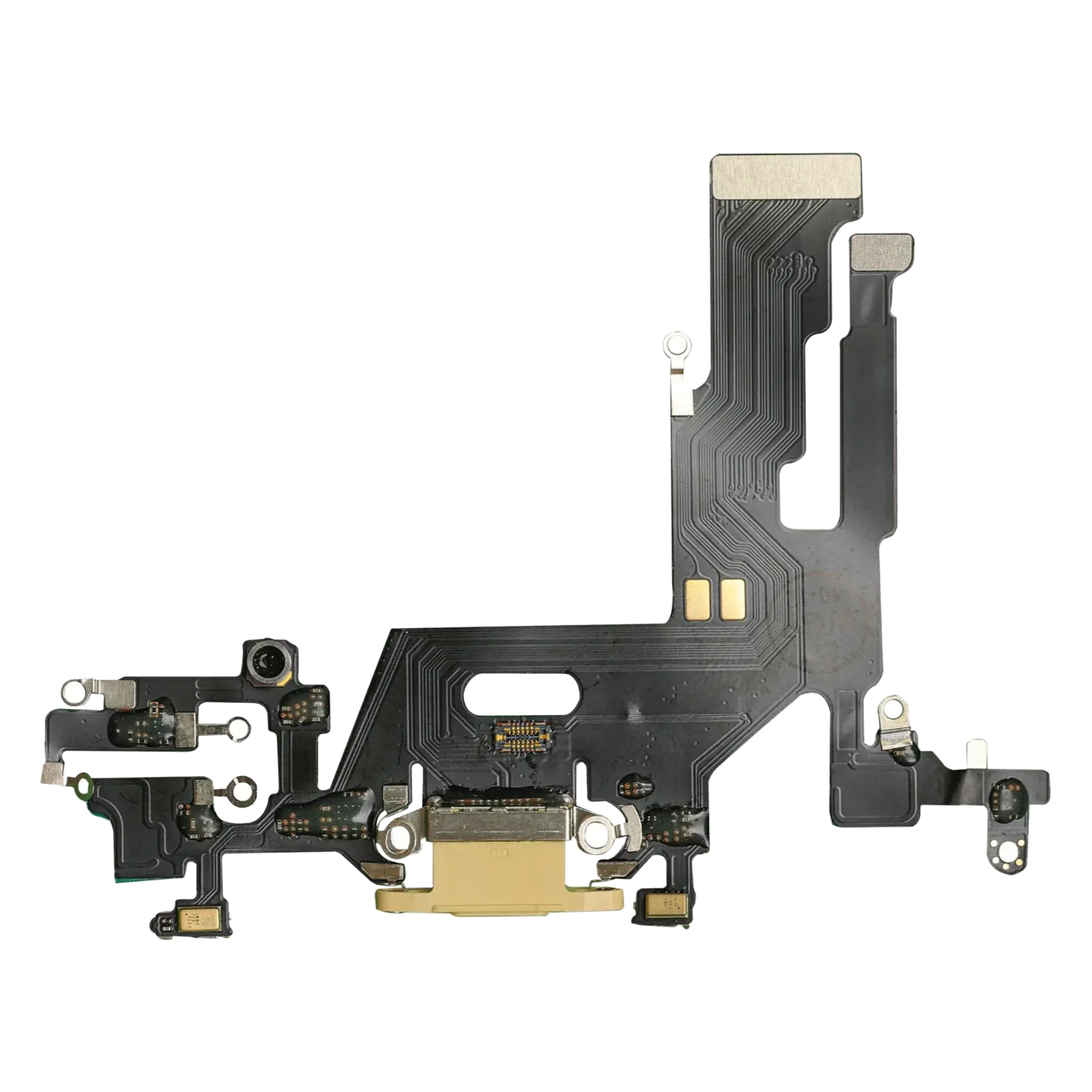 Charging Port Flex Cable For iPhone 11 (Aftermarket Plus) (Yellow)