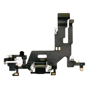 Charging Port Flex Cable For iPhone 11 (Premium) (Black)