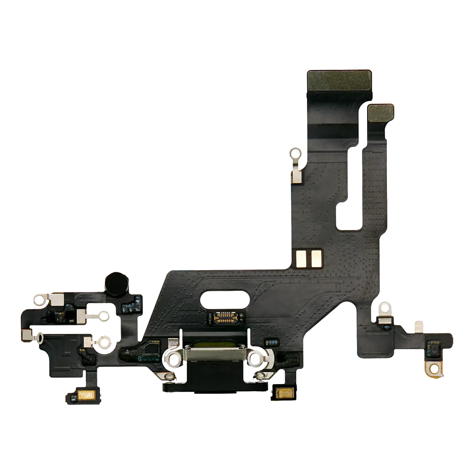 Charging Port Flex Cable For iPhone 11 (Premium) (Black)