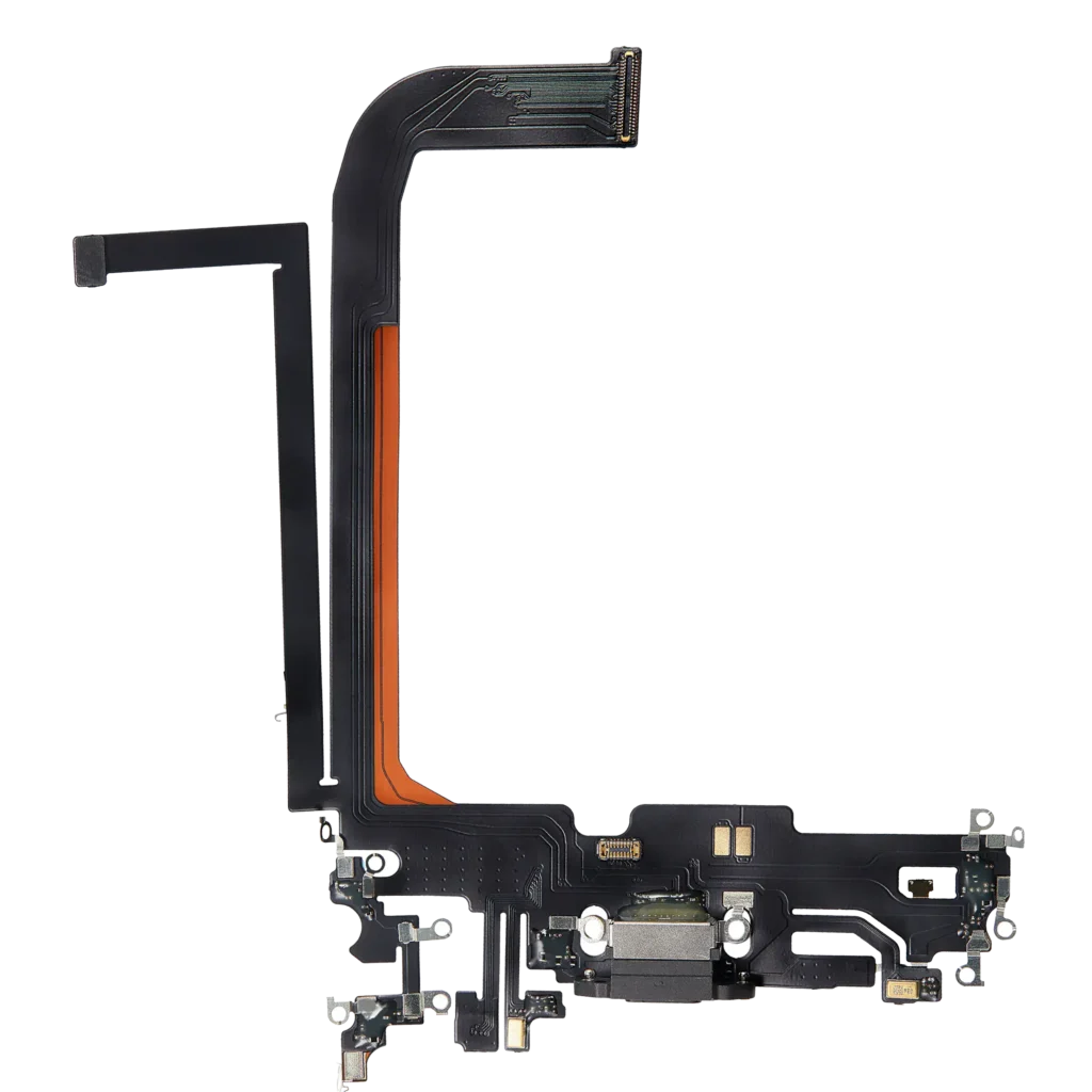 Charging Port Flex Cable For iPhone 13 Pro Max (Aftermarket Plus) (Graphite)