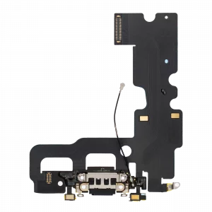 Charging Port Flex Cable For iPhone 7 (Aftermarket) (Jet / Matte Black)