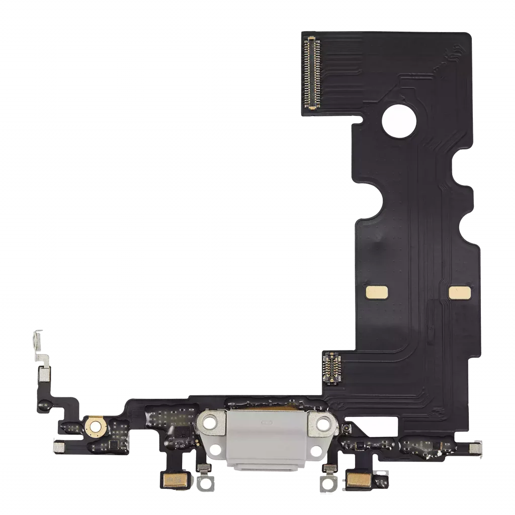 Charging Port Flex Cable For iPhone 8 (Premium) (Silver)