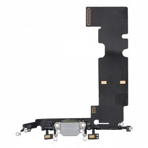 Charging Port Flex Cable For iPhone 8 Plus (Aftermarket) (Silver)
