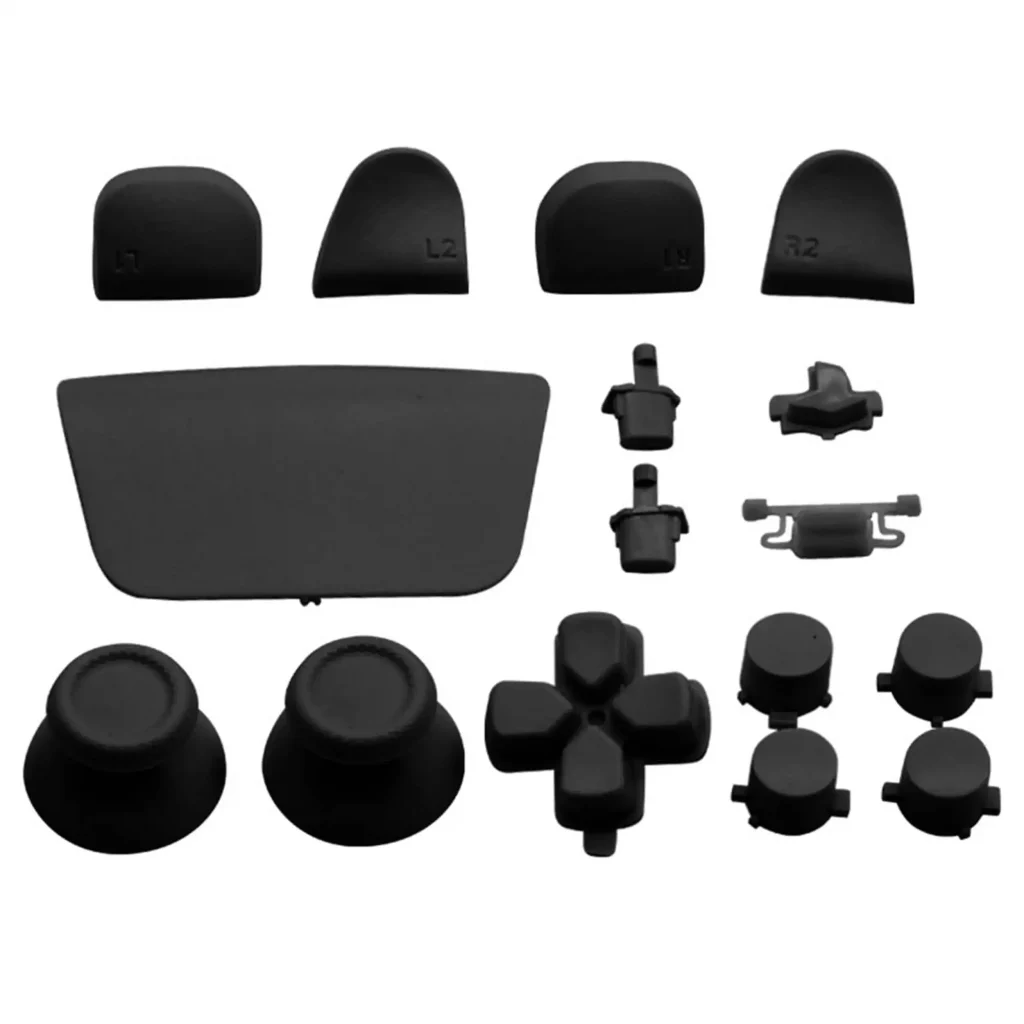 Controller Button Sets For PlayStation 5 (16 Piece Set) (Midnight Black)