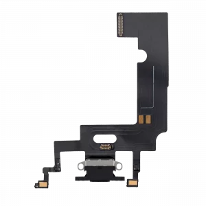 Charging Port Flex Cable For iPhone XR (Aftermarket) (Black)
