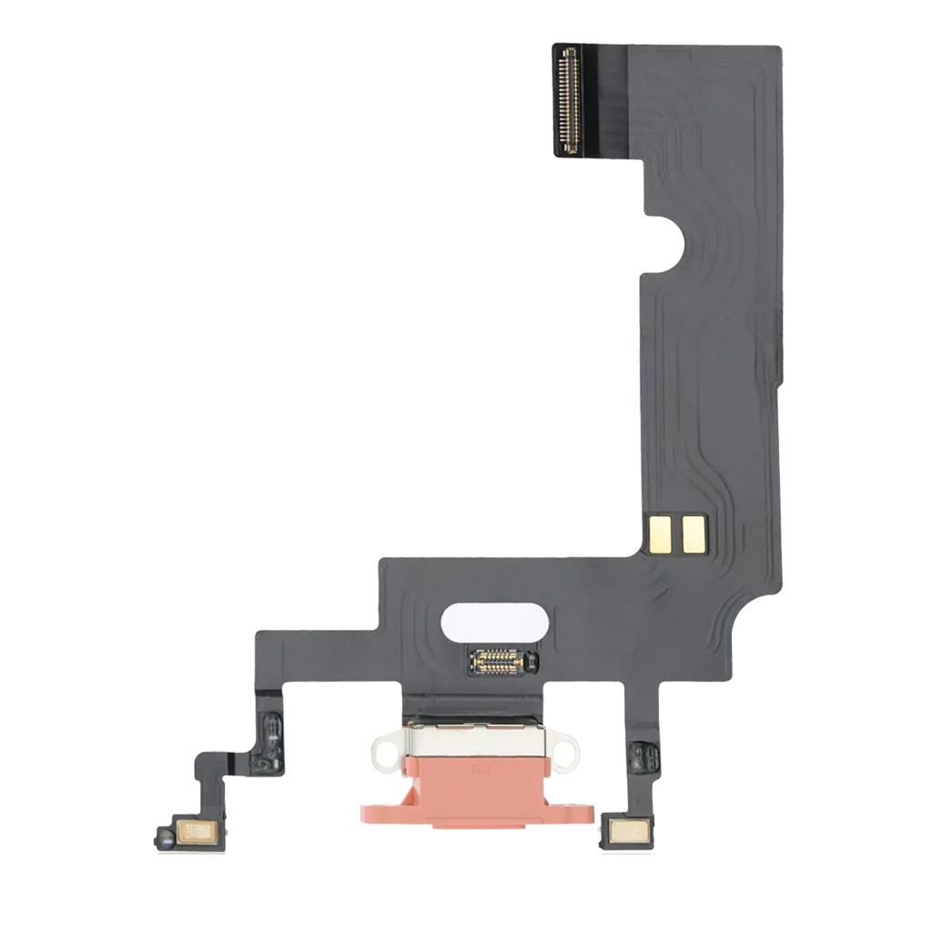 Charging Port Flex Cable For iPhone XR (Premium) (Coral)