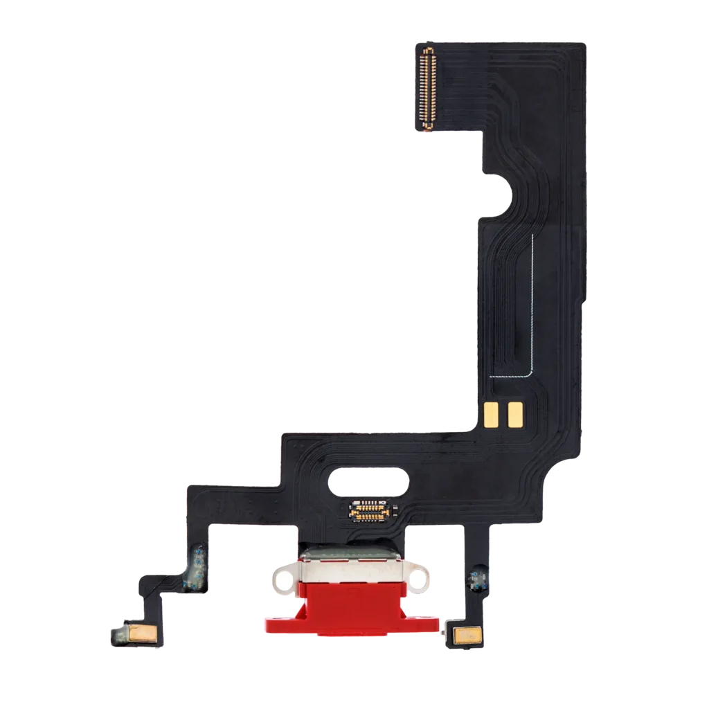 Charging Port Flex Cable For iPhone XR (Premium) (Red)