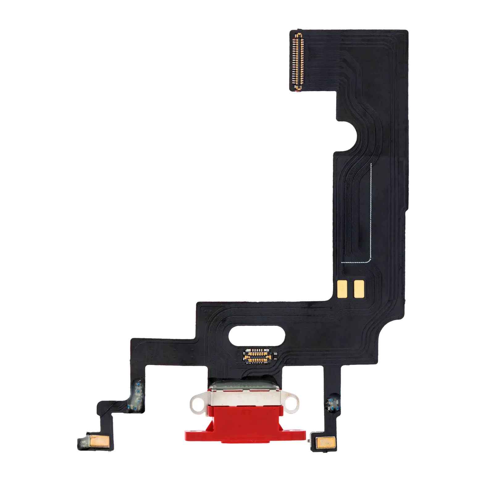 Charging Port Flex Cable For iPhone XR (Premium) (Red)