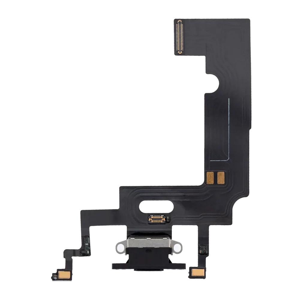 Charging Port Flex Cable For iPhone XR (Premium) (Black)