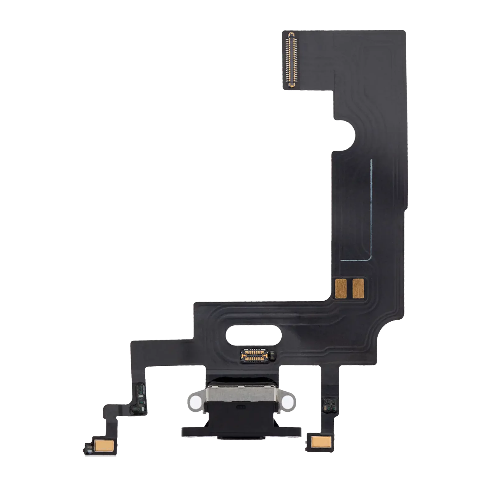 Charging Port Flex Cable For iPhone XR (Premium) (Black)