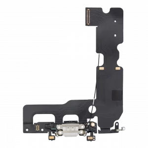 Charging Port Flex Cable For iPhone 7 Plus (Aftermarket) (Silver)
