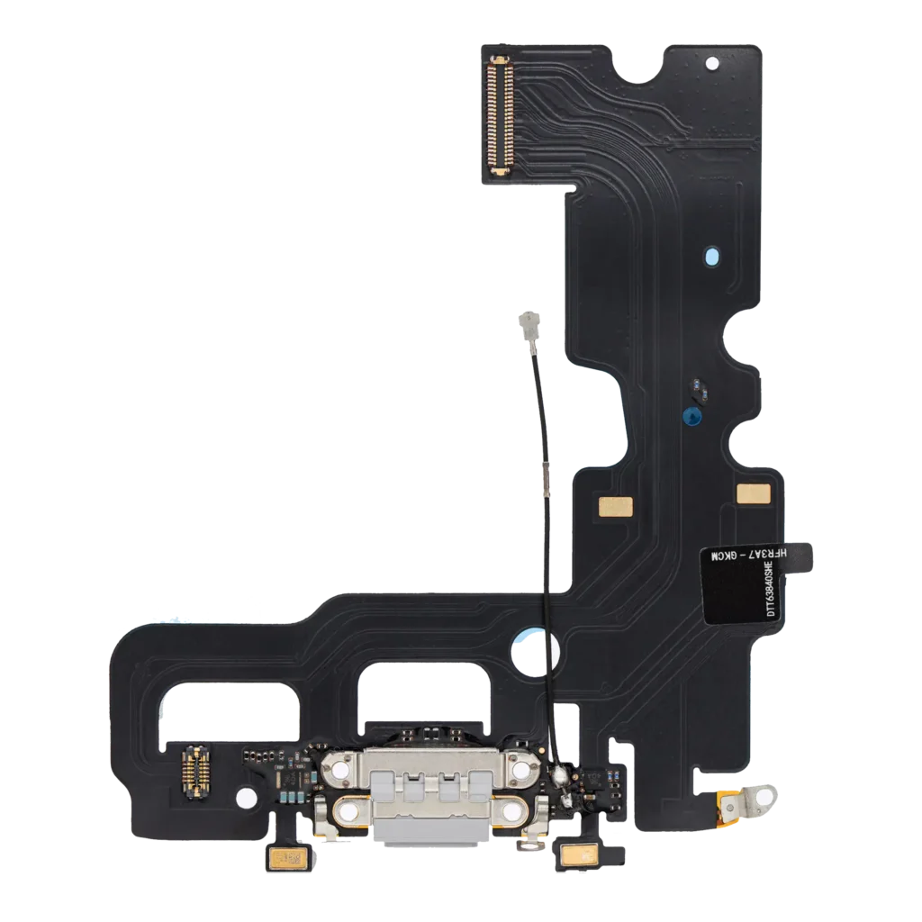 Charging Port Flex Cable For iPhone 7 (Aftermarket) (Silver)