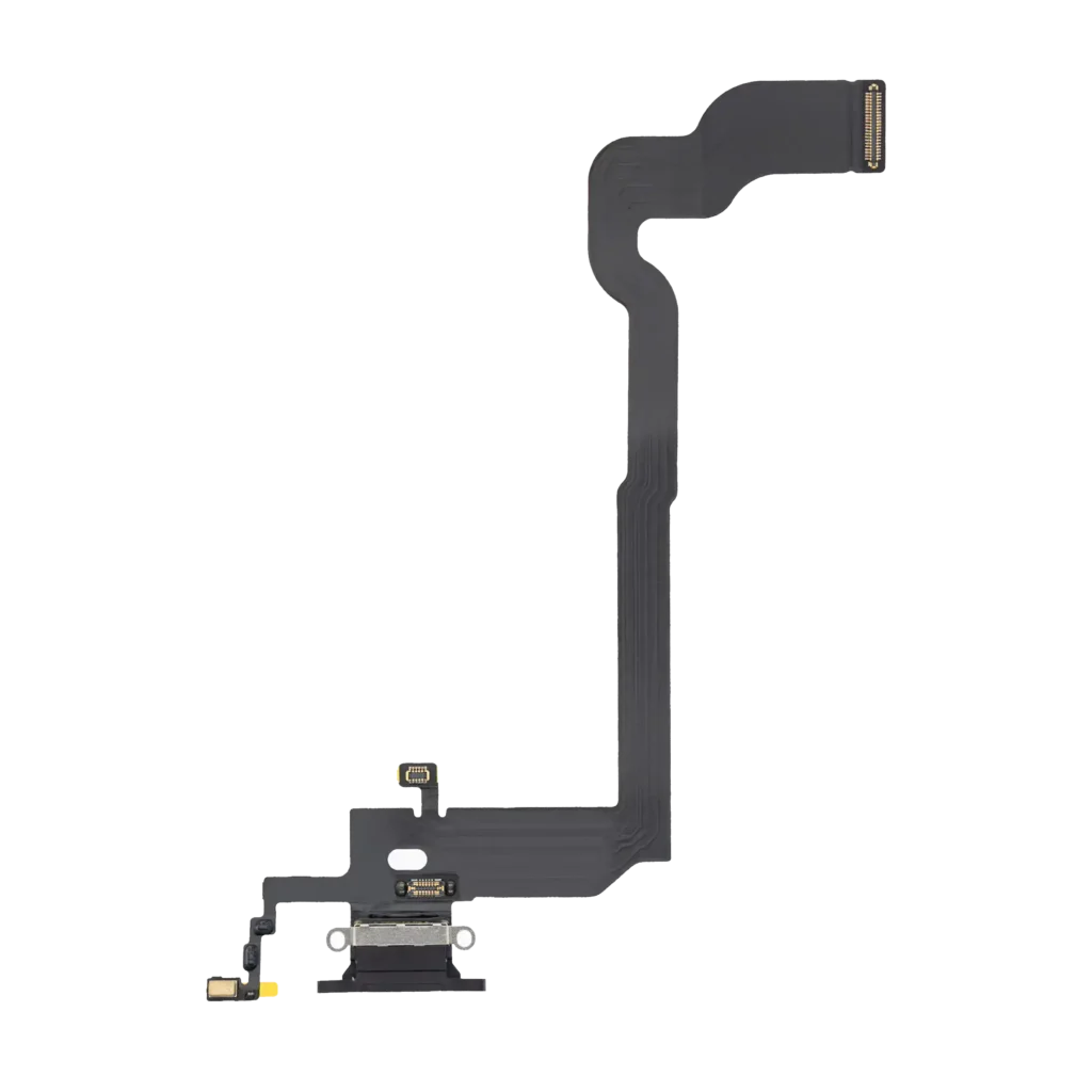 Charging Port Flex Cable For iPhone X (Premium) (Space Gray)
