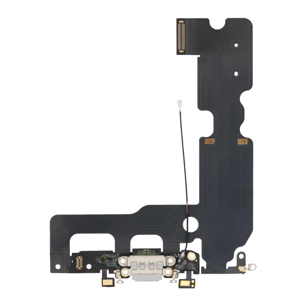 Charging Port Flex Cable For iPhone 7 Plus (Premium) (Silver)