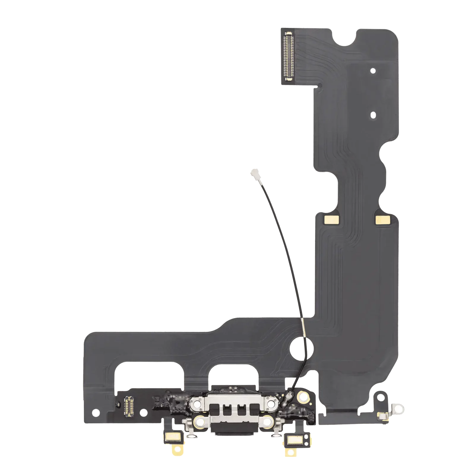 Charging Port Flex Cable For iPhone 7 Plus (Premium) (Jet / Matte Black)