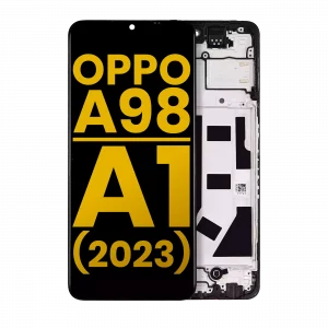 LCD Assembly With Frame For OPPO A98 / A1 (2023) (Refurbished) (All Colors)