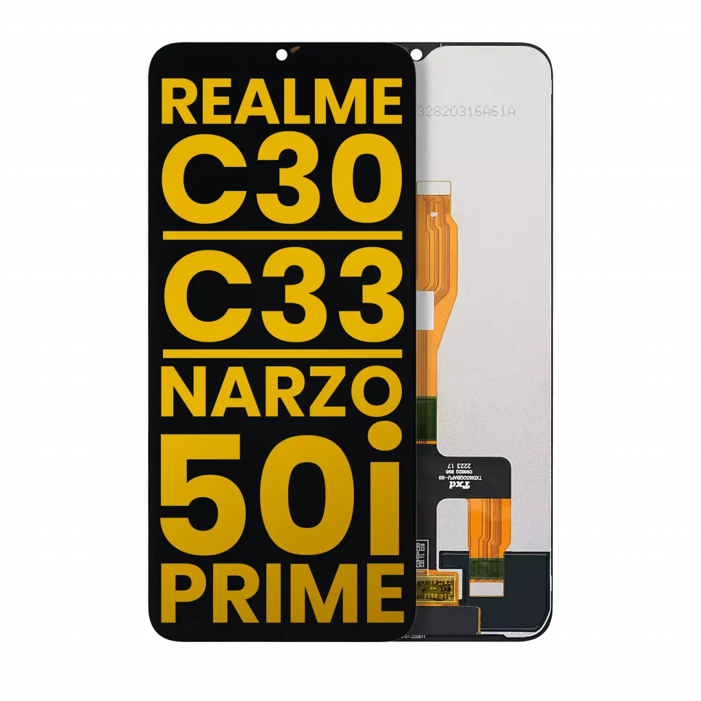 LCD Assembly Without Frame For Realme C30 / C33 / Narzo 50i Prime (Refurbished) (All Colors)