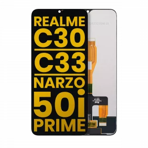 LCD Assembly Without Frame For Realme C30 / C33 / Narzo 50i Prime (Refurbished) (All Colors)