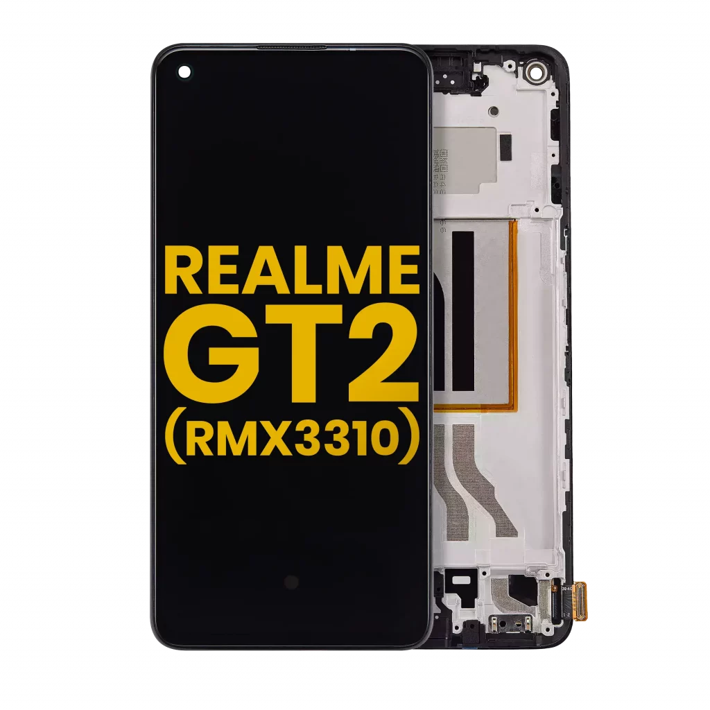 OLED Assembly With Frame For Realme GT2 (RMX3310) (Refurbished) (All Colors)