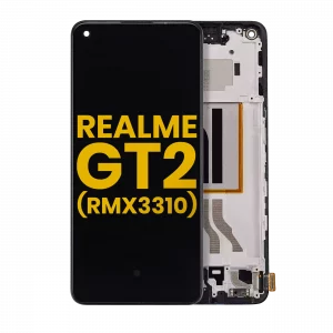 OLED Assembly With Frame For Realme GT2 (RMX3310) (Refurbished) (All Colors)