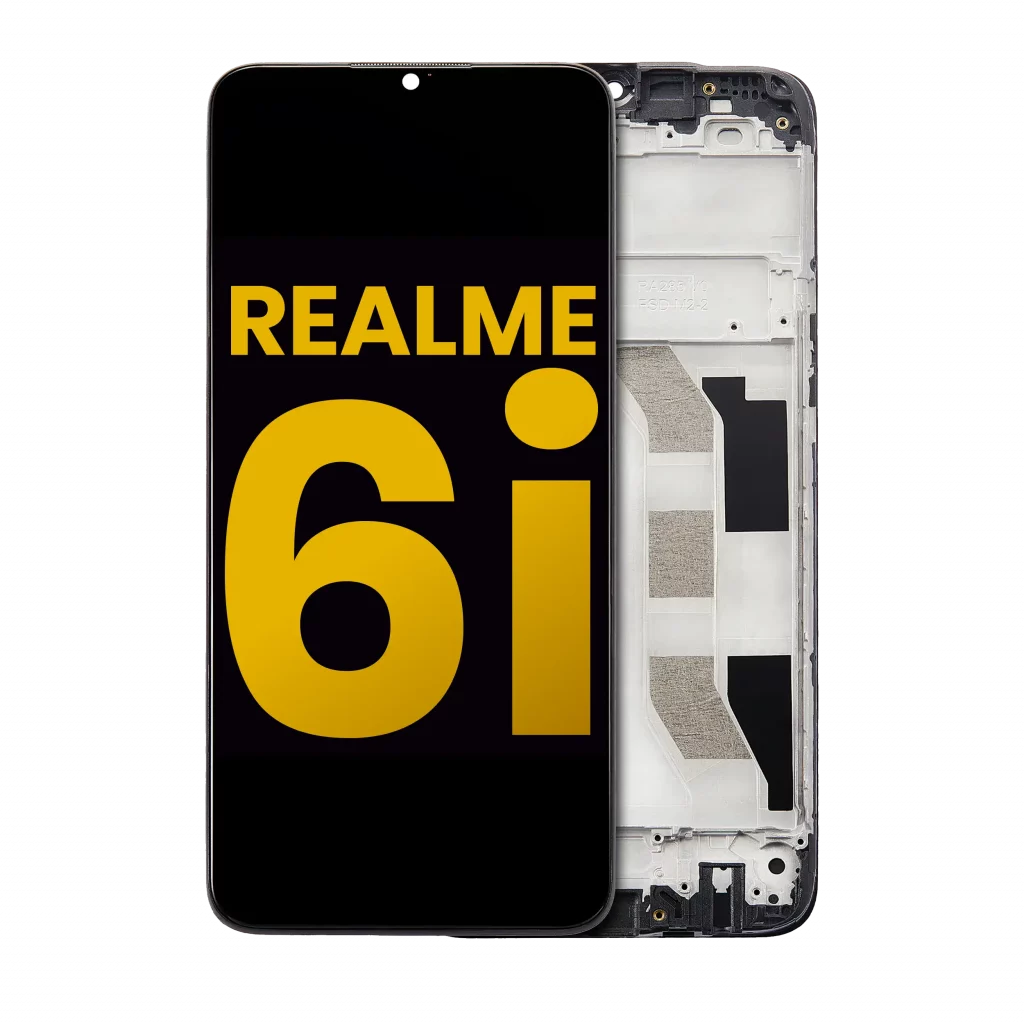 LCD Assembly With Frame For Realme 6i (Refurbished) (All Colors)