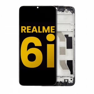 LCD Assembly With Frame For Realme 6i (Refurbished) (All Colors)