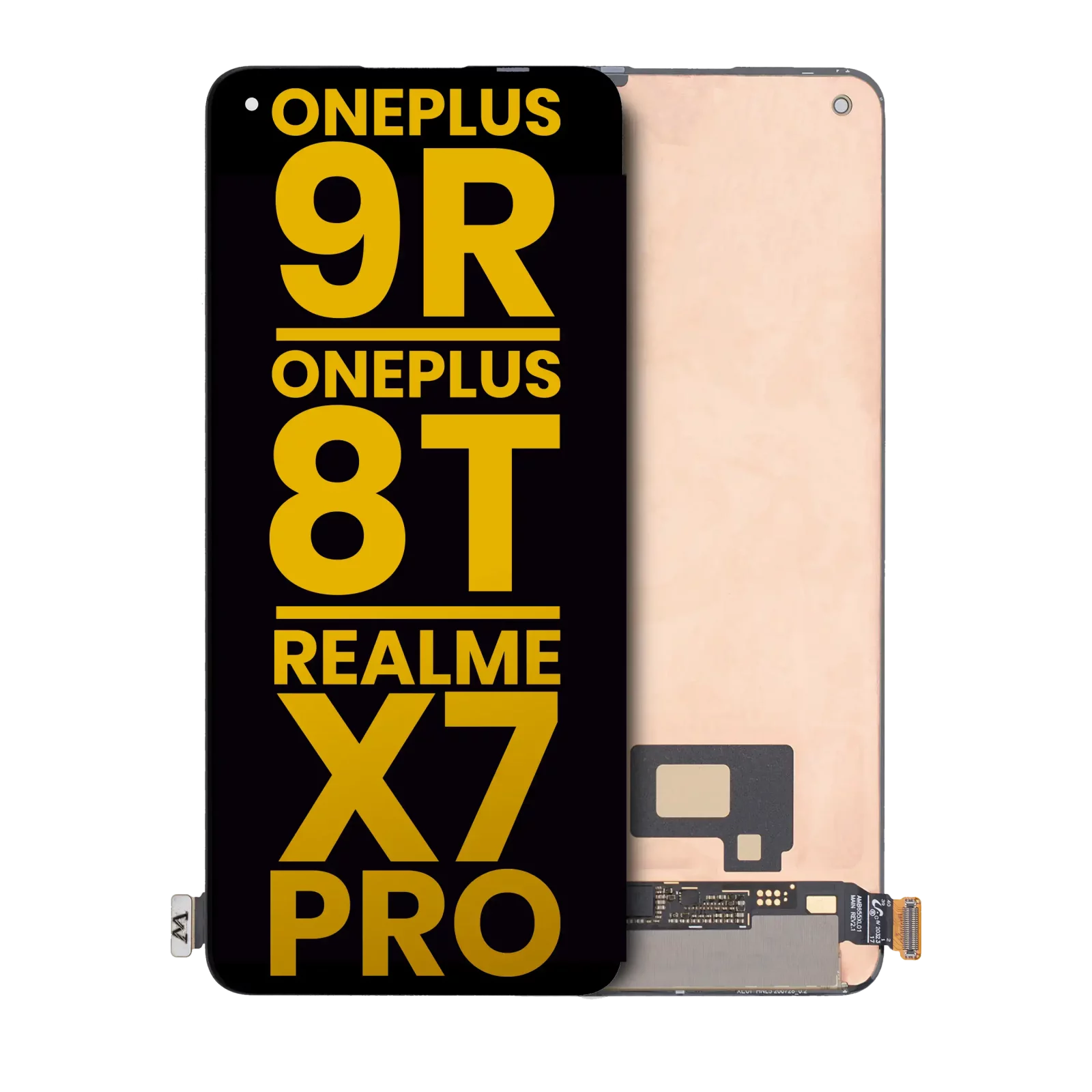 OLED Assembly Without Frame For OnePlus 9R / OnePlus 8T / Realme X7 Pro (Refurbished) (All Colors)