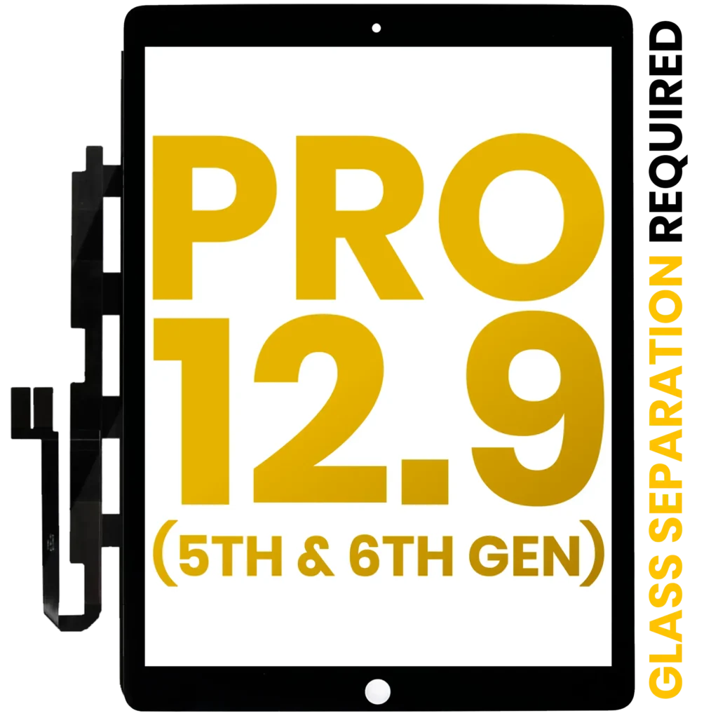 Digitizer For iPad Pro 12.9" 5th Gen (2021) / 12.9" 6th Gen (2022) (OCA Pre-Installed & Glass Separation Required) (Premium) (All Colors)