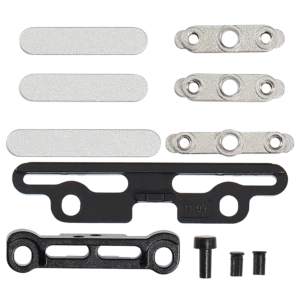 Full Button And Bracket Set For iPad Pro 11" 5th Gen (2024) / Pro 13" 7th Gen (2024) (11 Piece Set) (Silver)
