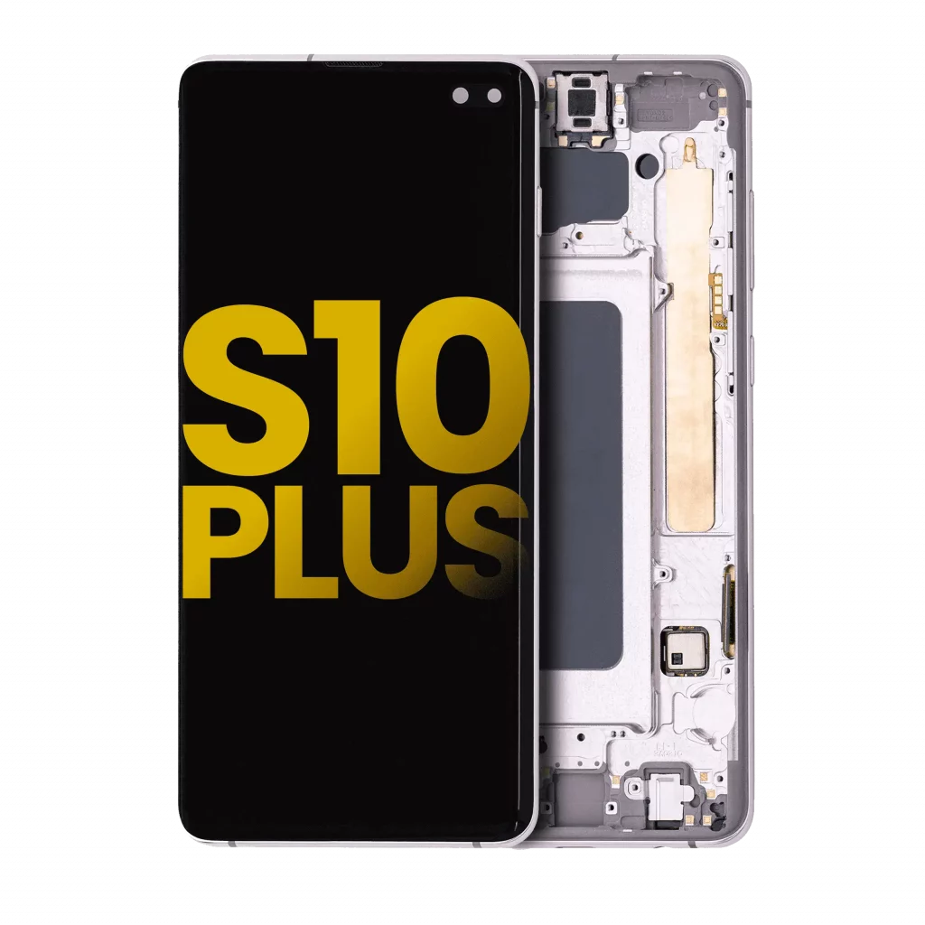 OLED Assembly With Frame For Samsung Galaxy S10 Plus (Refurbished) (Ceramic White)