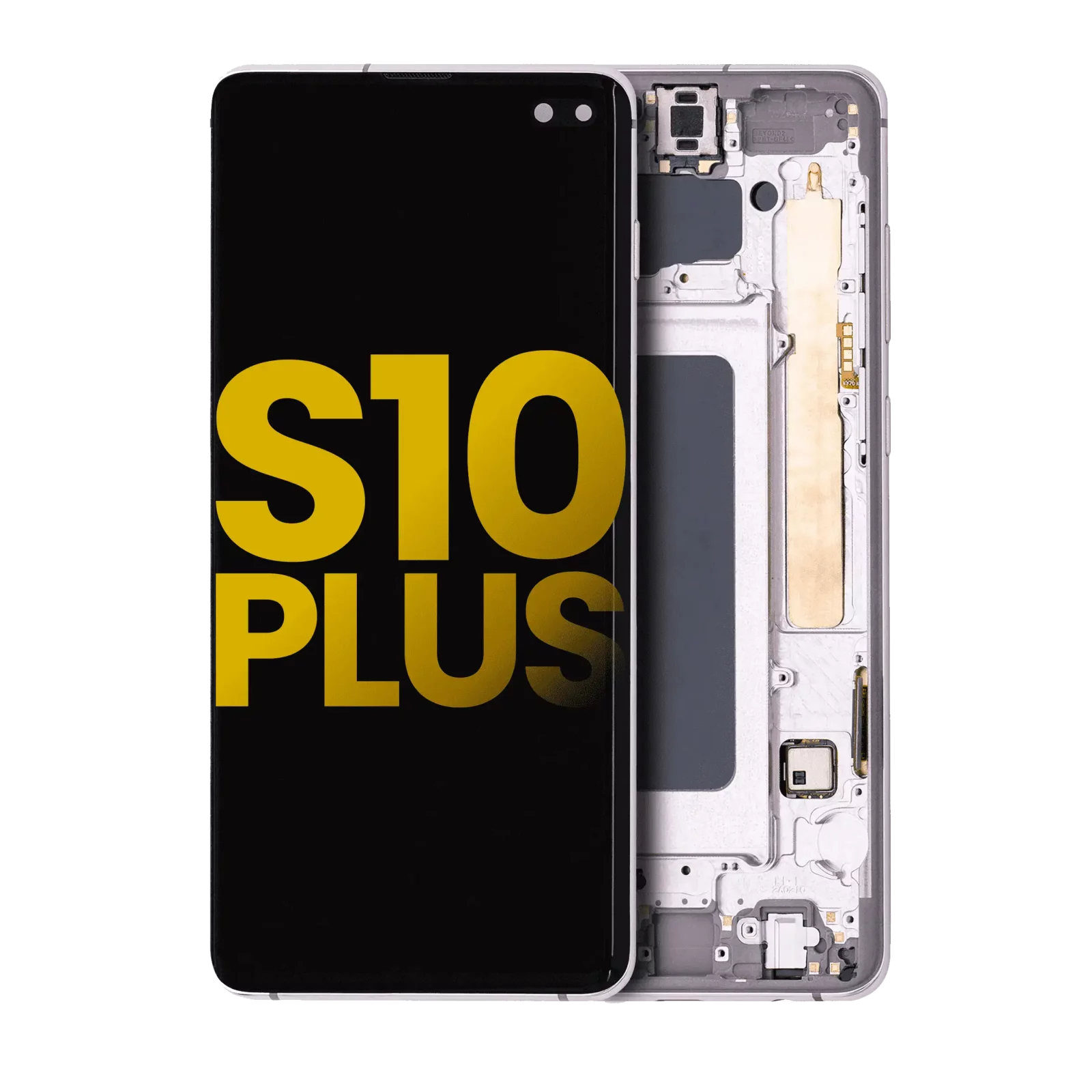 OLED Assembly With Frame For Samsung Galaxy S10 Plus (Refurbished) (Ceramic White)