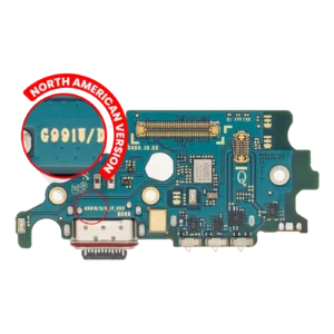 Charging Port Board With Sim Card Reader For Samsung Galaxy S21 5G (G991U) (US Version) (Premium)