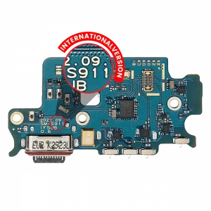 Charging Port Board With Sim Card Reader For Samsung Galaxy S23 5G (S911B) (International Version) (Premium)