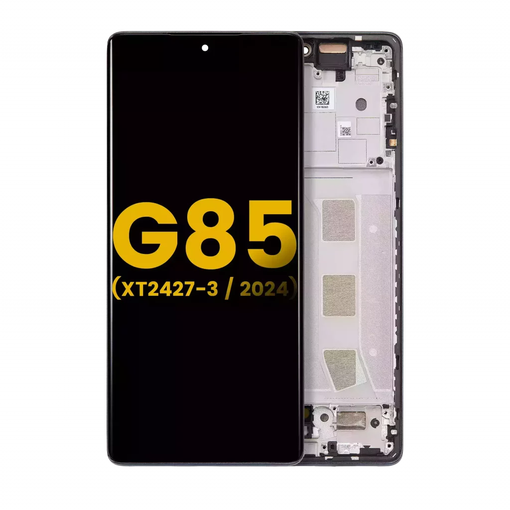 OLED Assembly With Frame For Motorola Moto G85 (XT2427-3 / 2024) (Refurbished) (Urban Grey)
