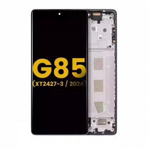 OLED Assembly With Frame For Motorola Moto G85 (XT2427-3 / 2024) (Refurbished) (Urban Grey)