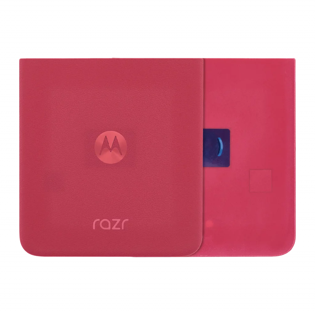 Bottom Back cover Glass For Motorola Razr Plus / Razr 40 Ultra (XT2321 / 2023) (Genuine OEM) (Barberry)