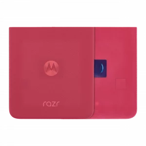 Bottom Back cover Glass For Motorola Razr Plus / Razr 40 Ultra (XT2321 / 2023) (Genuine OEM) (Barberry)