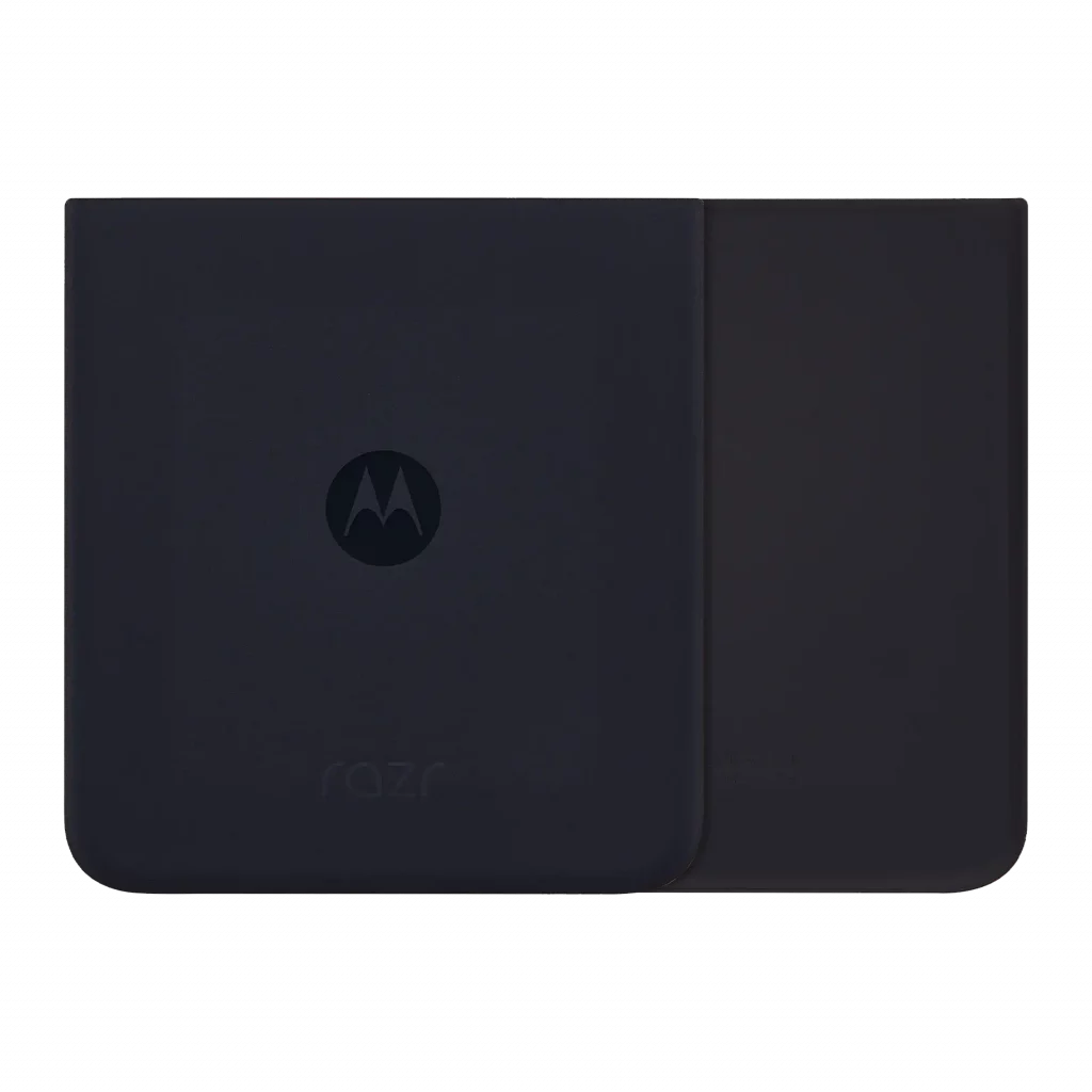 Bottom Back cover Glass For Motorola Razr Plus / Razr 40 Ultra (XT2321 / 2023) (Genuine OEM) (Phantom Black)
