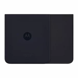 Bottom Back cover Glass For Motorola Razr Plus / Razr 40 Ultra (XT2321 / 2023) (Genuine OEM) (Phantom Black)